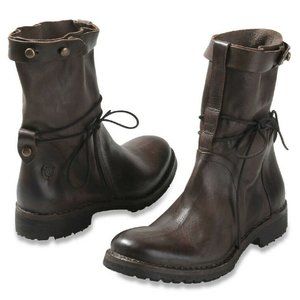 Diesel Anderson MH Bison Brown Motorcycle Boots Size 9